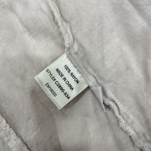 Cloth & Stone Dusty Beige / Mauve Button long Sleeve shirt - Picture 8 of 8